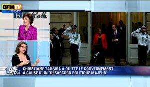 Cécile Duflot: Christiane Taubira n'est pas "une concurrente" mais un "modèle"
