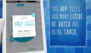 Akatu Fake Shower : l'application iPhone qui va vous rendre invisible quand vous allez aux toilettes