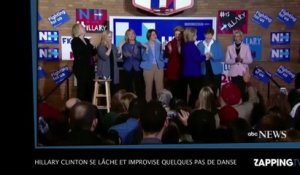 Hillary Clinton se lâche et improvise quelques pas de danse ! (Vidéo)