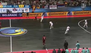 Futsal : But Ricardinho - Portugal VS Serbie