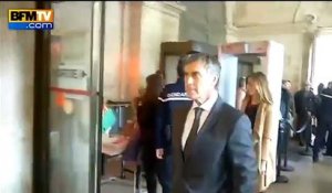Jérôme Cahuzac arrive au tribunal