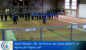 L'Express, le résumé du match, Club Elite Féminin, J9, Nyons vs Digoin, Sport Boules, saison 2015-2016