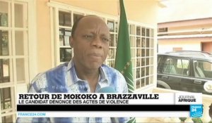Retour chahuté du général Mokoko, candidat à la présidentielle, à Brazzaville