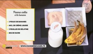 Recette : panna cotta à la banane