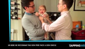 Quand un bébé n'arrive pas à différencier son père et son oncle (Vidéo)