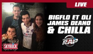 Bigflo et Oli avec James Deano et Chilla en live dans Planète Rap !