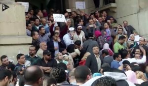 Manifestation de médecins égyptiens contre les abus policiers