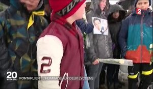 Accident dans le Doubs : une marche en hommage aux deux adolescents décédés
