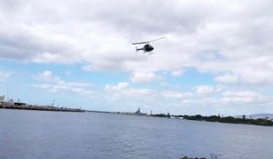 Un hélicoptère se crash dans l'eau à Hawaï