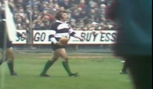 Fergus Slattery marque face aux All Blacks en 1973