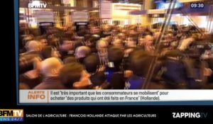 Salon de l’agriculture : François Hollande violemment pris à partie par les agriculteurs (Vidéo)