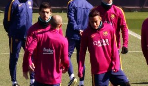 Barça - Suarez, Neymar et Mascherano jouent à la bagarre