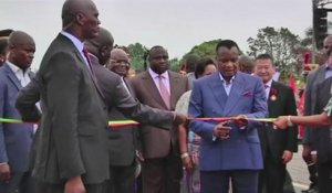 Congo, Inauguration du trançon Brazzaville-Dolisie