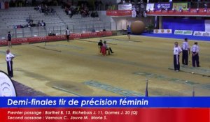 Demi-finales tir de précision féminin, 2eme passage, France Tirs, Sport Boules, Dardilly 2016