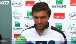 Coupe Davis - Simon : "Je ne pensais pas pouvoir revenir"