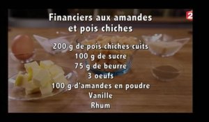 Gourmand - Financiers aux amandes et pois chiches - 2016/03/05