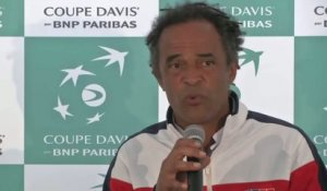 Tennis - Coupe Davis : Noah «On ne se relâche pas»