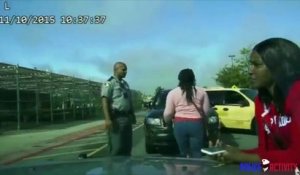 Une femme prend la fuite lors d'un contrôle de police