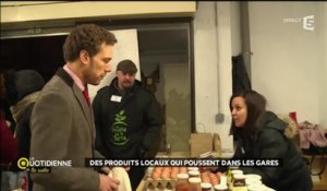 Des produits locaux qui poussent dans les gares