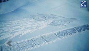 Il fait un Snow Art géant de Game of Thrones - Le rewind du mardi 8 mars 2016.