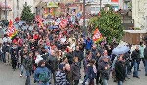 Annonay : un millier de manifestants contre la loi Travail