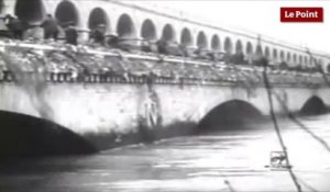 Des images spectaculaires de la crue de la Seine en 1910!
