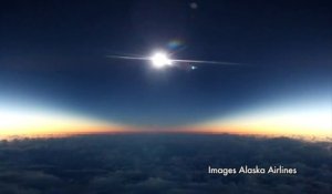 Incroyable vue de l'éclipse solaire totale
