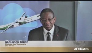 DISCOURS, Mr le Ministre Gaoussou TOURE lors de la présentation nouvel avion Air Côte D'Ivoire