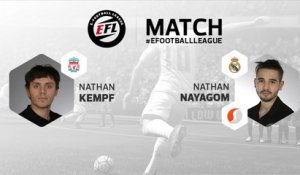 eSport - E-Football League : le résumé du match entre Nathan Kempf et Nathan Nayagom