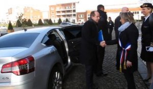 CALAIS - Le ministre de la Justice, Jean-Jacques Urvoas, accueilli à Calais par la maire Natacha Bouchart