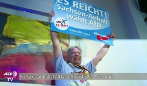 L'extrême droite allemande célèbre ses victoires lors de scrutins régionaux