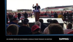 Donald Trump : Un homme tente de l’agresser pendant un meeting ! (vidéo)