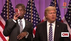 Incident lors d’un meeting de D.Trump, Saturday Night Live du 12/03