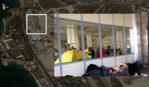 Hellenikon, l'ancien aéroport d'Athènes devenu principal centre d'accueil de réfugiés en Grèce