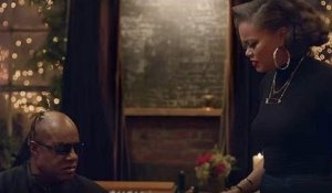 Stevie Wonder and Andra Day give a shivering nostalgic vibe
