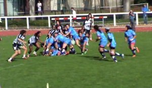 Essai du Stade Toulousain Rugby Féminin face à Castres 2