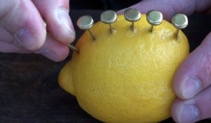 Comment faire du feu avec un citron