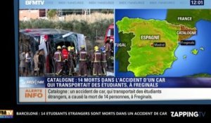 Espagne : Un terrible accident de car fait 14 morts dont des étudiants étrangers (Vidéo)