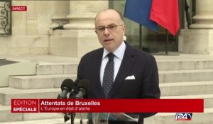 Déclaration du Ministre de l'Intérieur Français, Bernard Cazeneuve