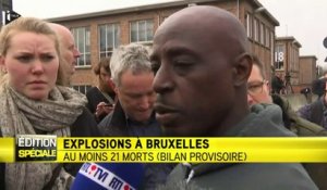Bruxelles : "Nous avons entendu deux énormes explosions", selon un témoin présent à l'aéroport