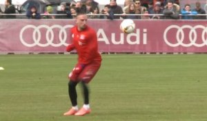 Franck Ribéry régale à l'entraînement du Bayern