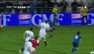 Damian Penaud très en vue contre l'Angleterre U20