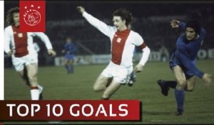TOP 10 GOALS -  Johan Cruyff