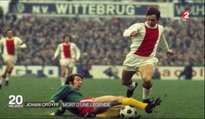 Johan Cruyff, une légende du foot a disparu