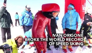 Ivan Origone bat le record du monde de ski de vitesse avec 254.958 kmh