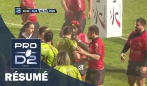 PRO D2 - Résumé Aurillac-Montauban: 18-15 - J23 - Saison 2015/2016