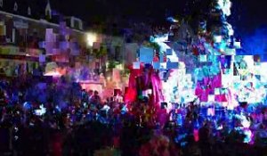 Cassel : les géants son rentrés en mairie pour fêter la fin du carnaval
