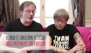 Coulisses : Les Tontons Siffleurs / RENAUD et Christophe Alévèque travaillent une chanson pour la Fête de la Dette