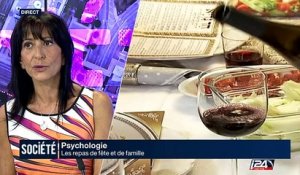 Psychologie: les repas de fête et la famille