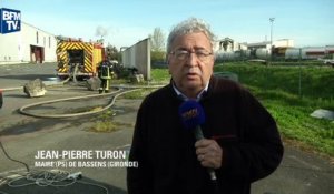 Explosions à Bassens: "Deux pompiers ont légèrement été blessés", indique le maire